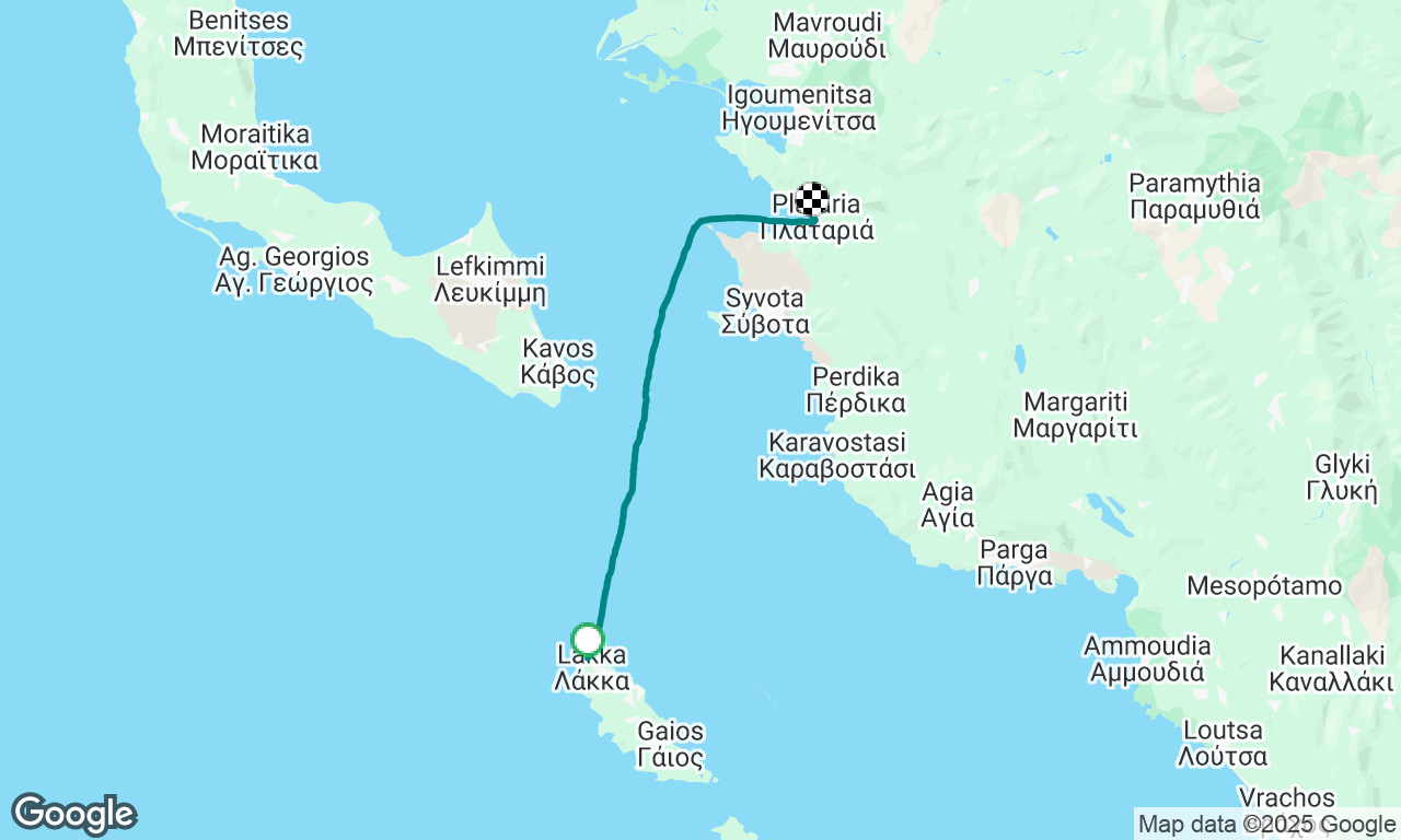 Day 4 Flotilla June 7th: Lakka to Plataria 
