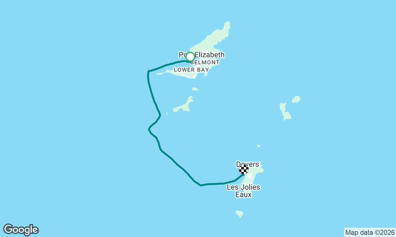 Bequia to Mustique Island