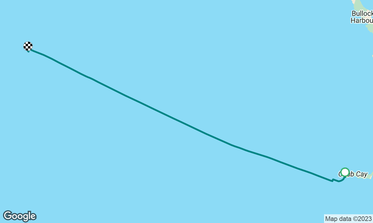 Chub caye to Mackie shoal
