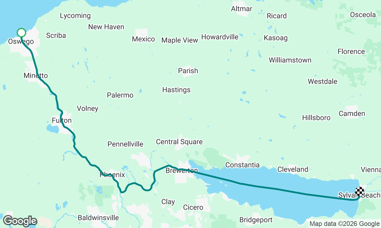 Voyage map