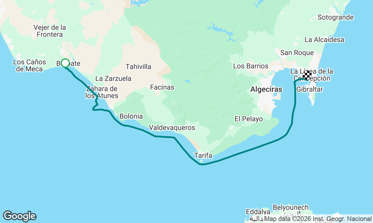 Barbate - La Linea / Gibraltar