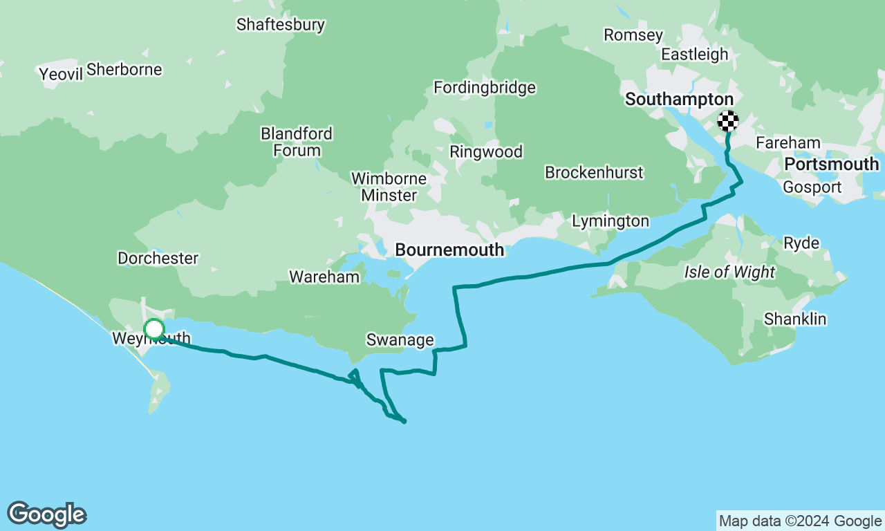 Weymouth to Hamble