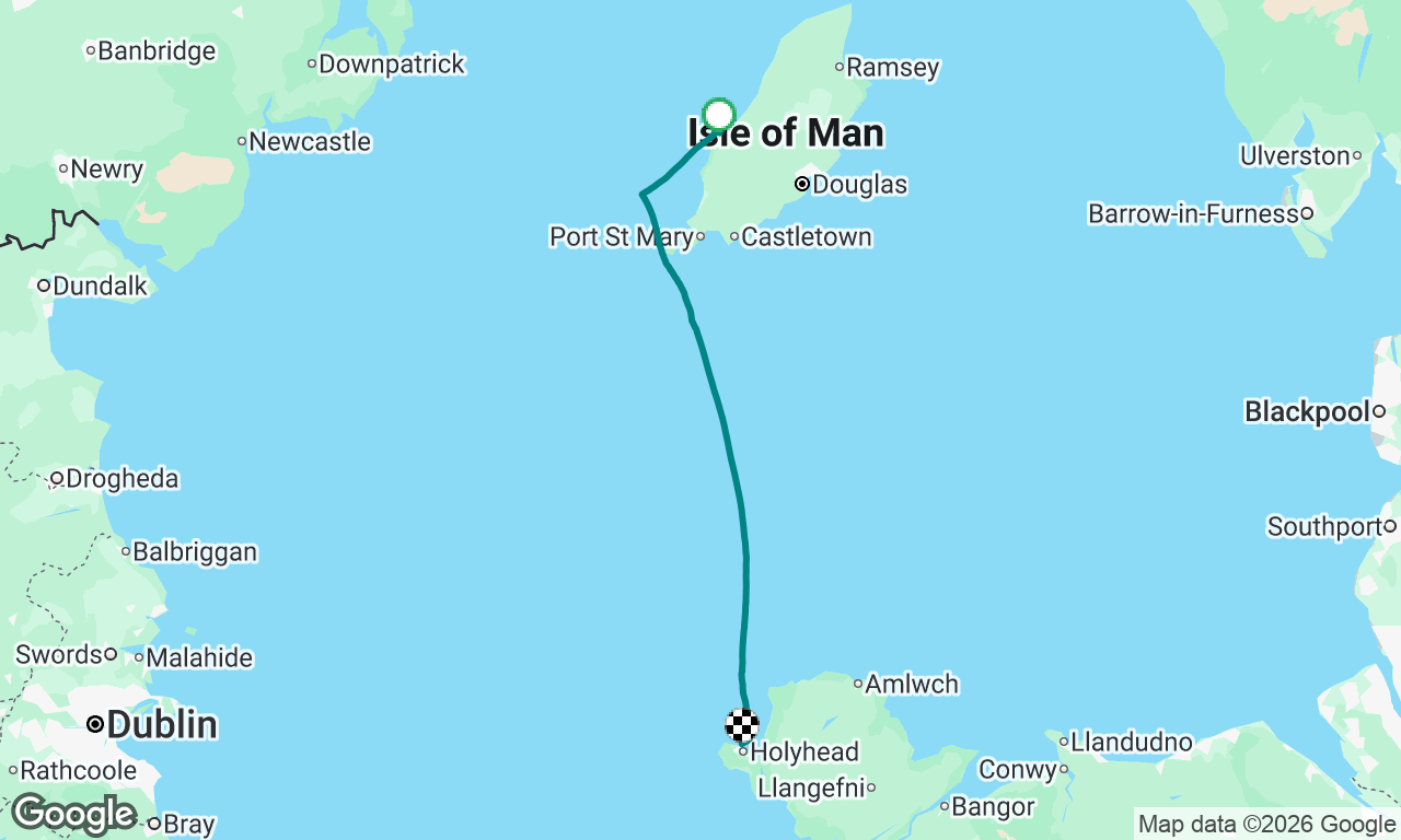 Peel, Isle of Man to Holyhead