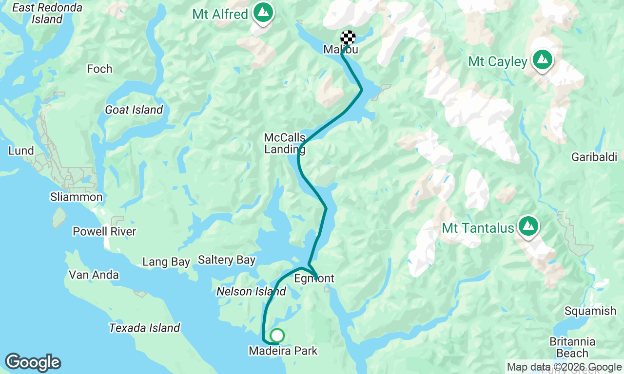 Voyage map