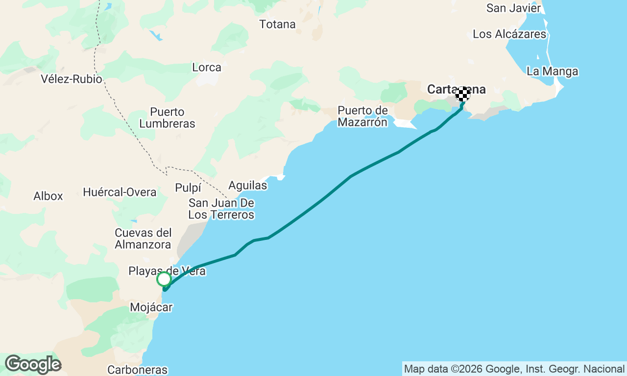 Voyage map