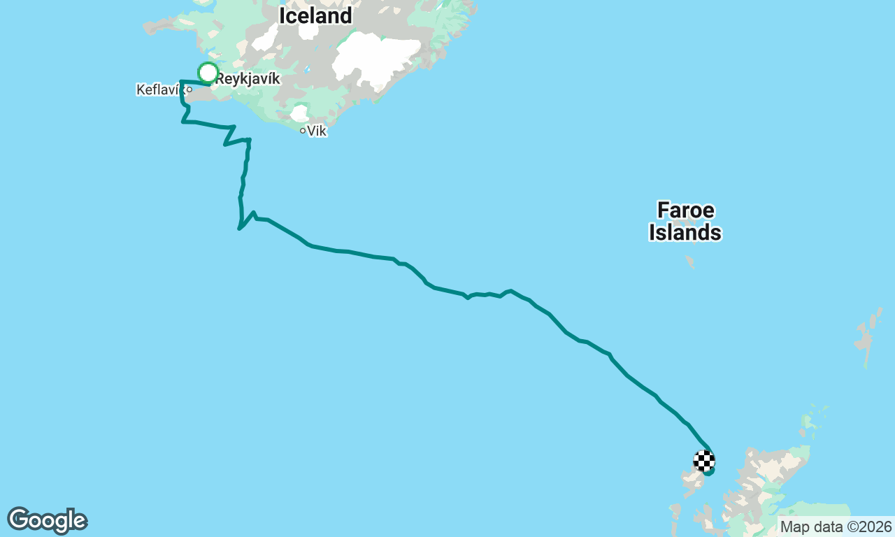 Fyrsta úthafssiglingin