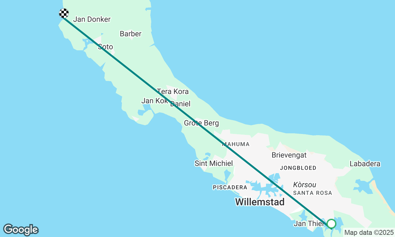 Spanish Waters to Santa Cruz