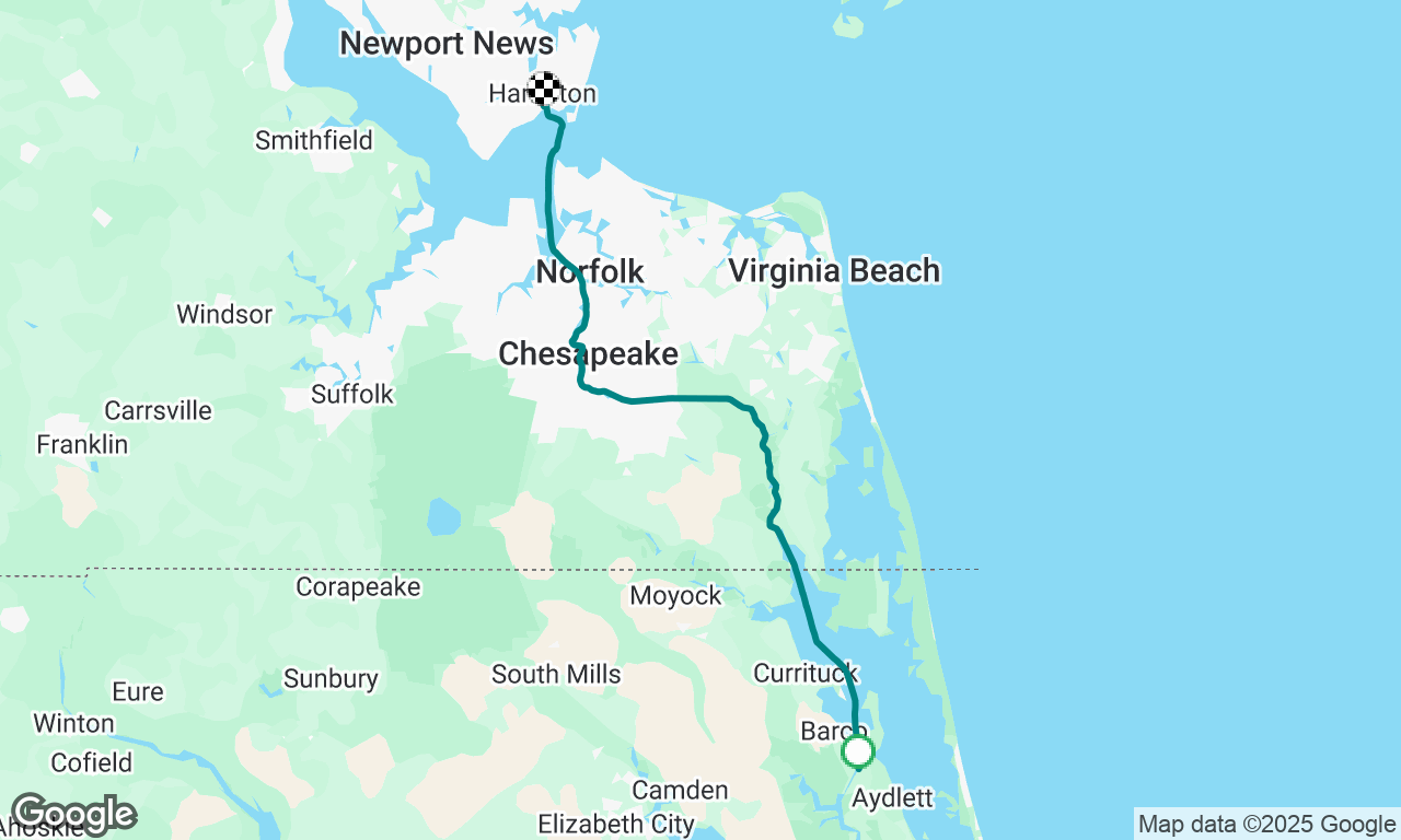 Day 17 of Titusville to Hampton Va 