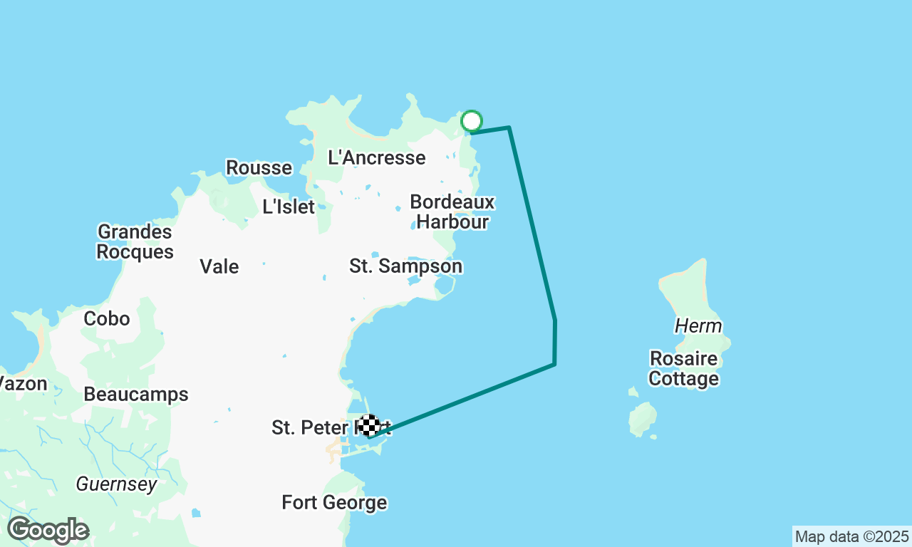 Getting ready for the inter island race, moving The Dreamer from Beaucette to St Peter Port