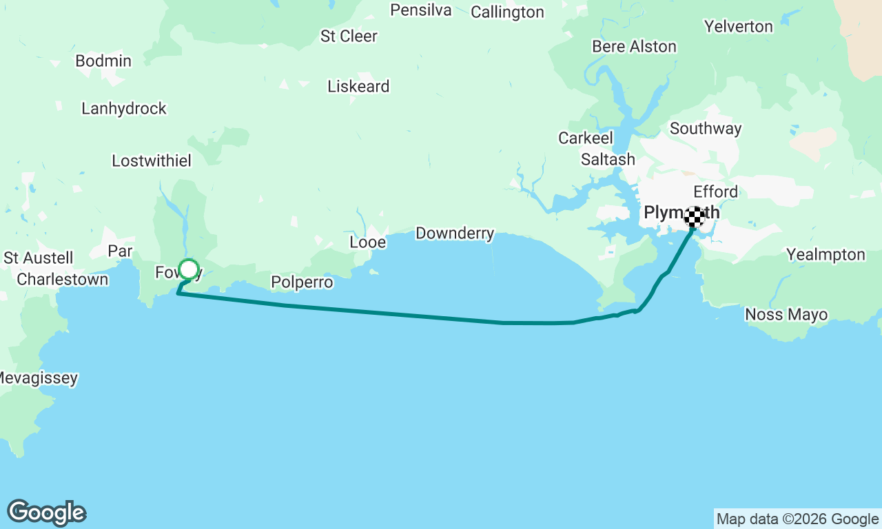 Fowey to Plymouth