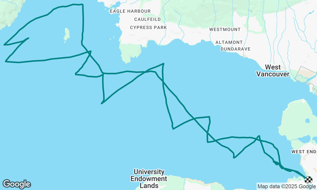 Sailing around Passage Island