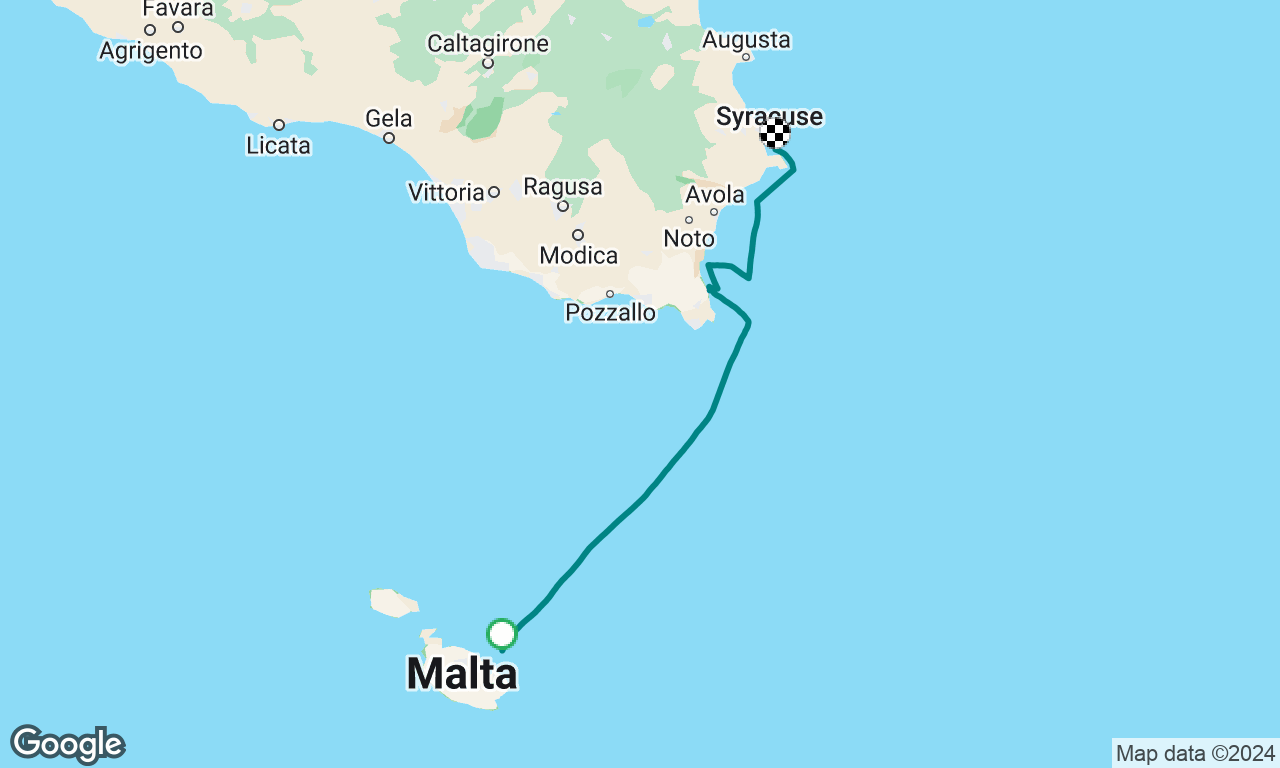 Malta to Syracusa