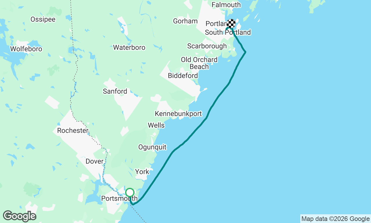 Portsmouth to Portland 