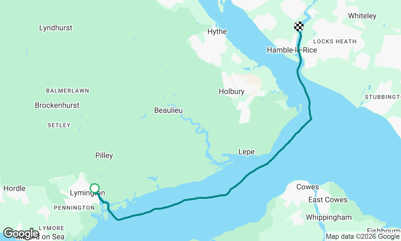 Lymington to Hamble