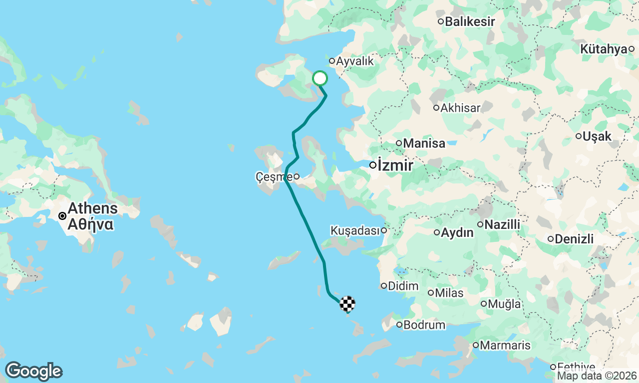 Mytilene to El Gouna - Leg 1