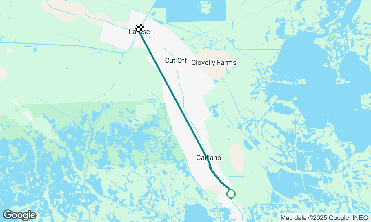 Golden Meadow to Larose