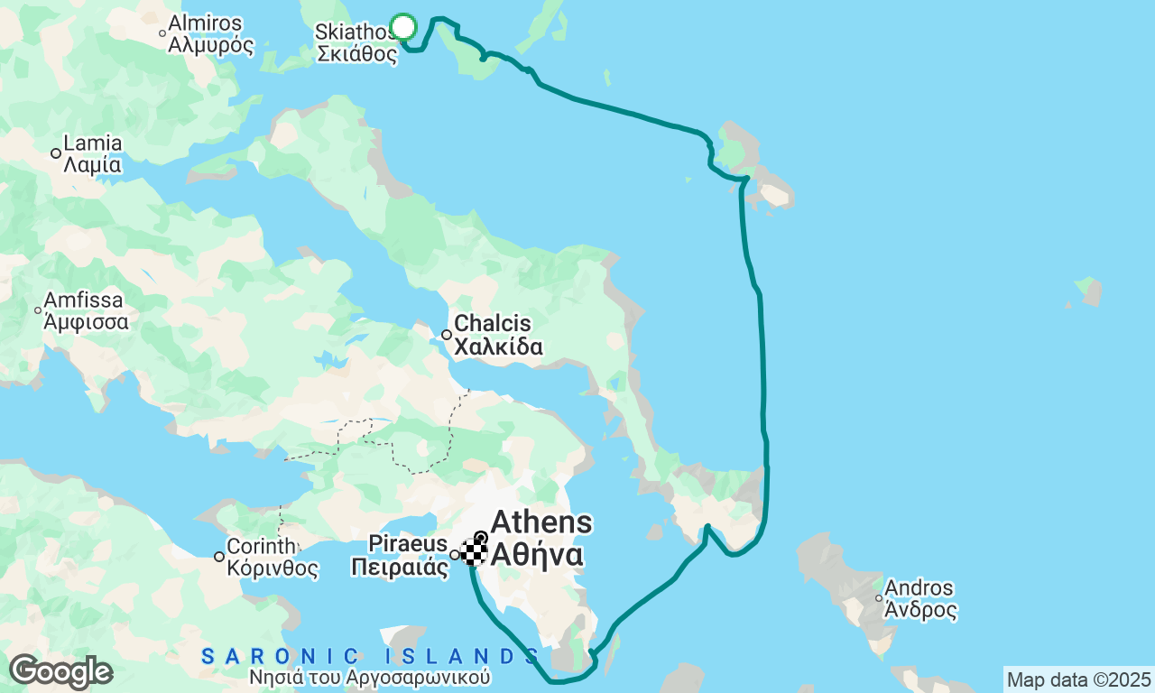 Skiathos to ATHENS 2025