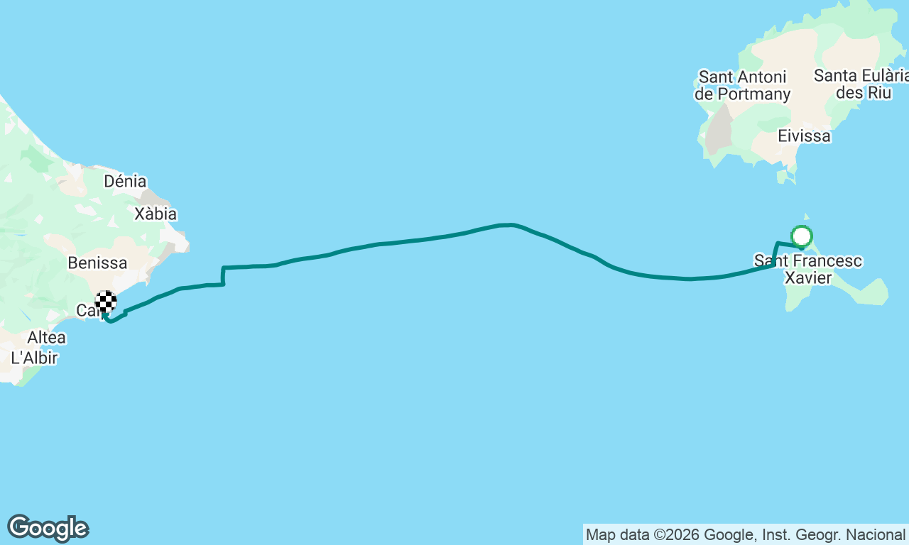 Penon de Ifach
Calp to formentera return