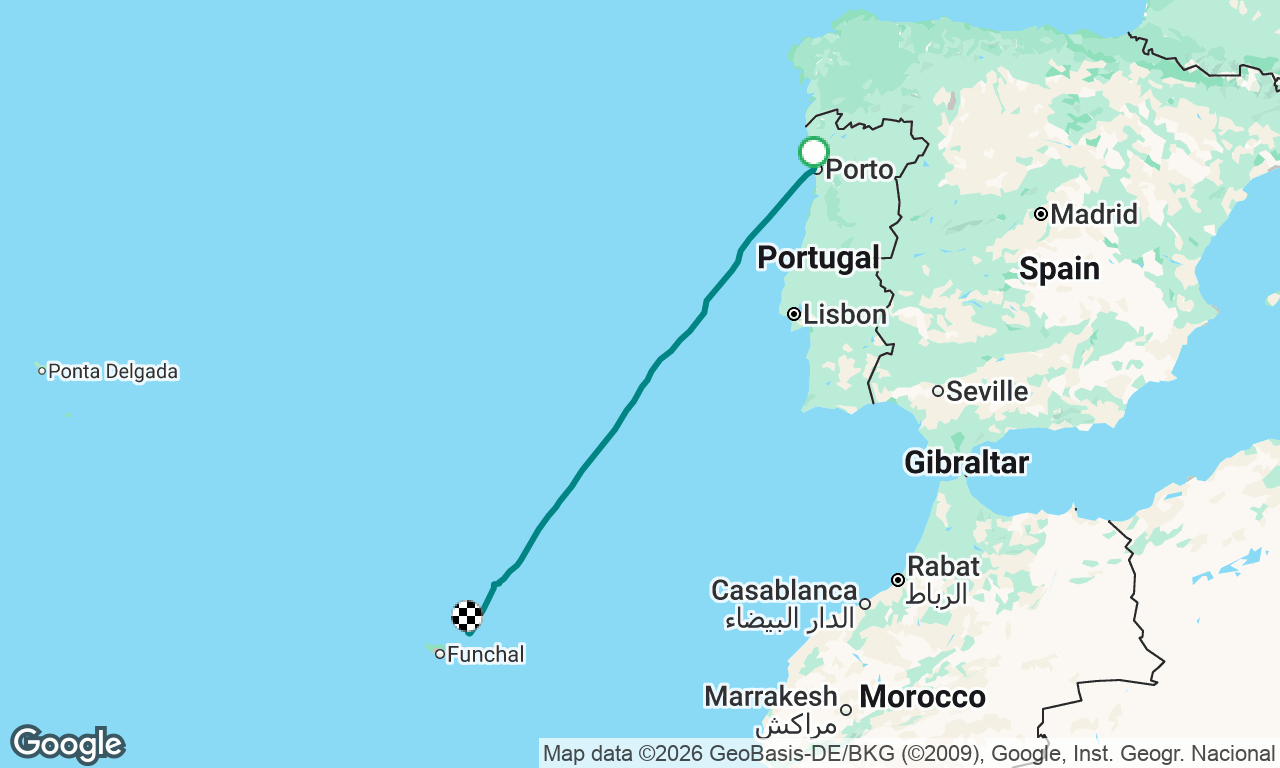 Atlantic Islands 1: Porto to Porto Santo