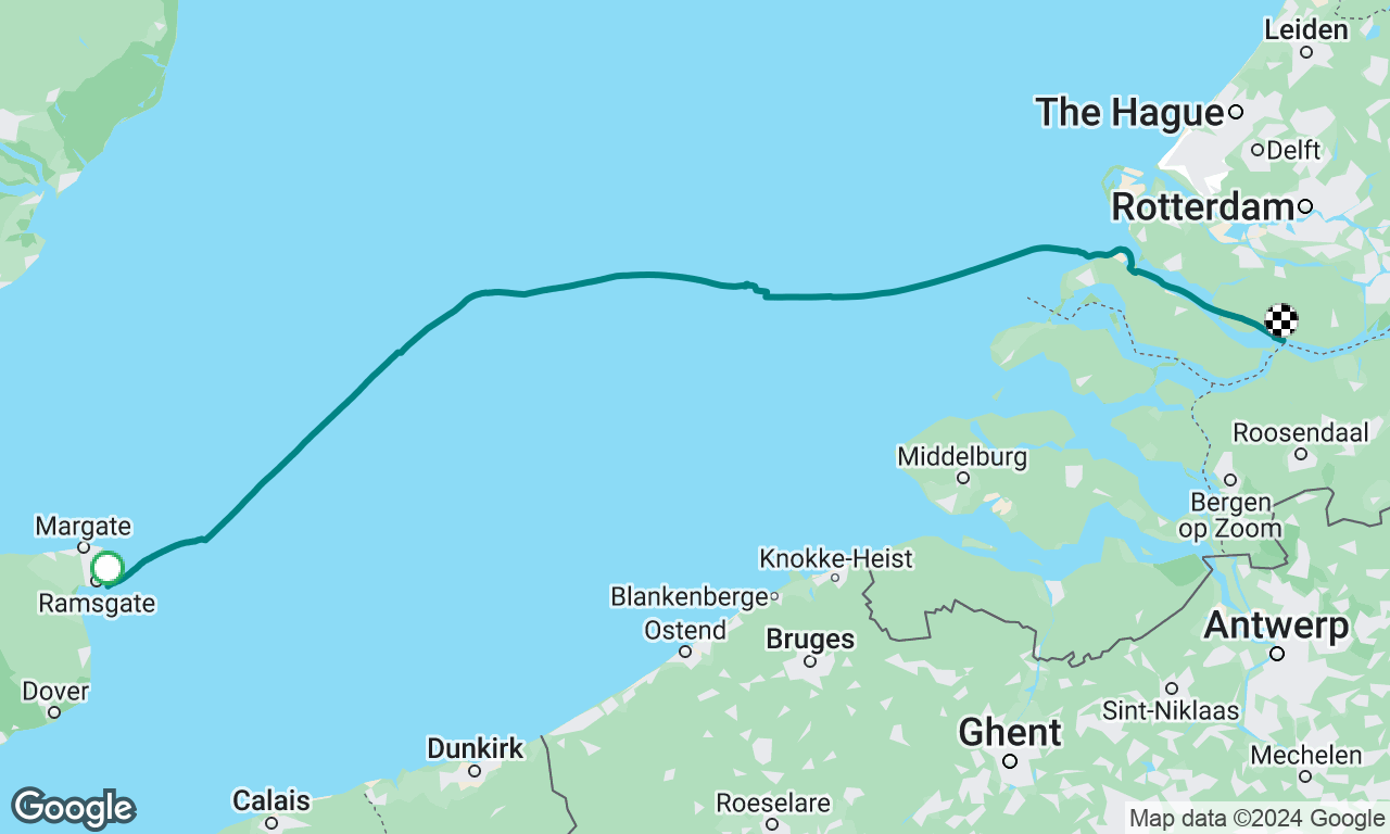 Owners assist from Ramsgate, UK to Numansdorp, Netherlands 