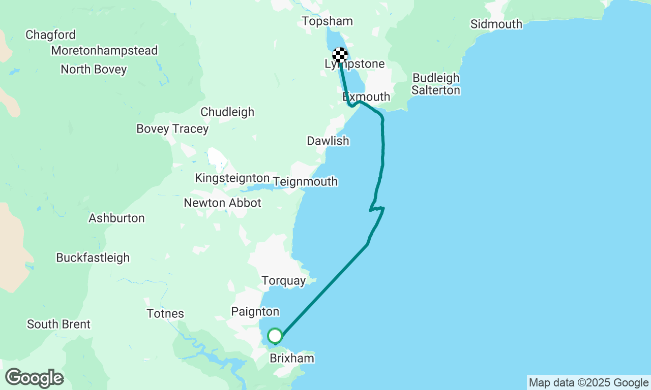 A brisk sail home