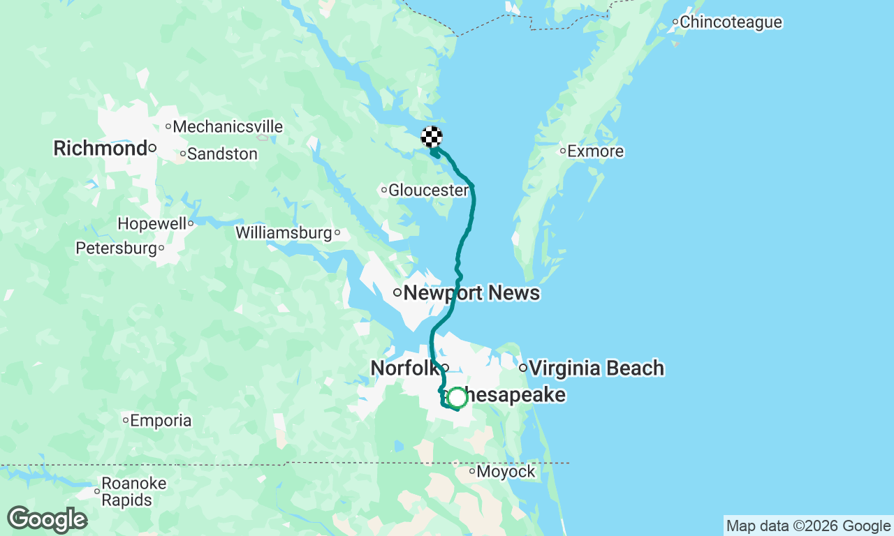 Voyage map