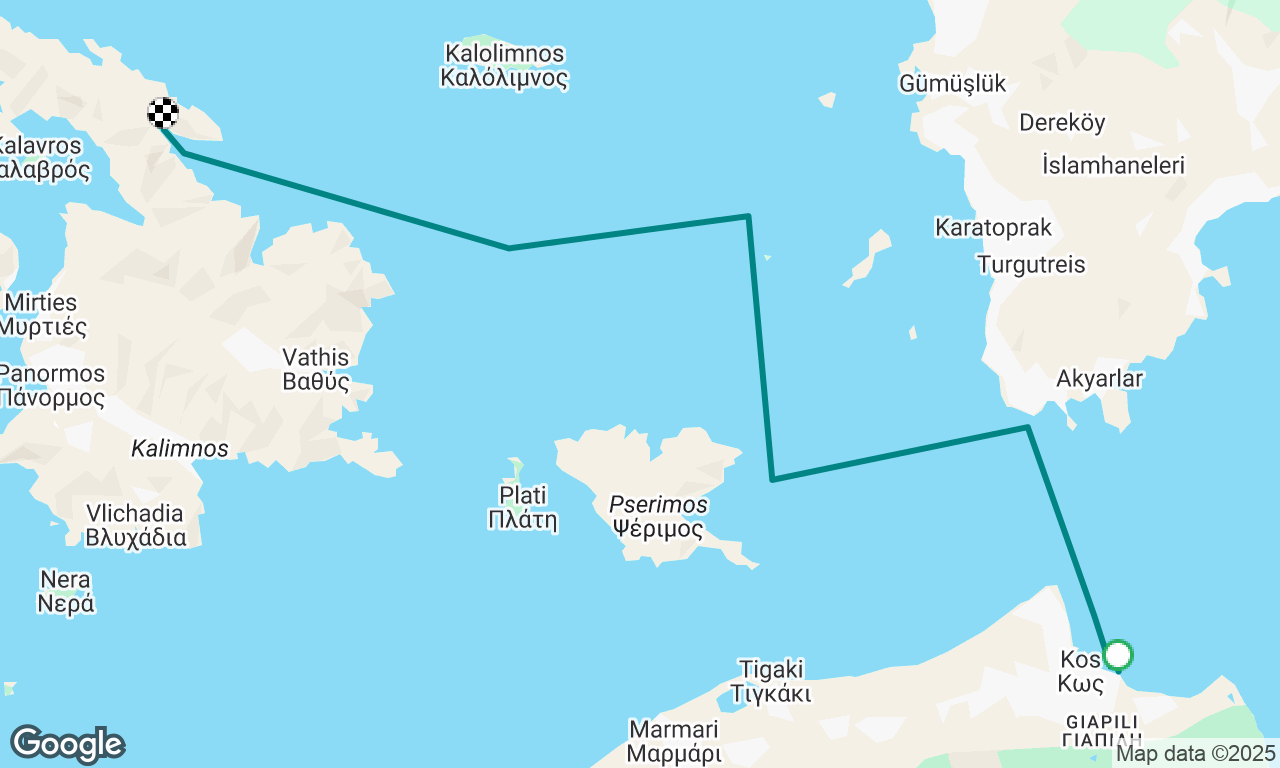Kos to Kaliminos