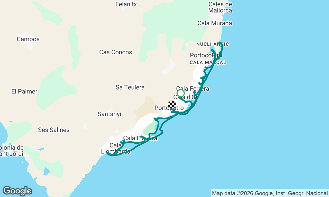 Voyage map
