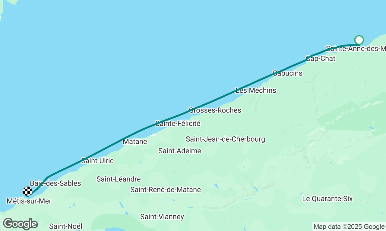 Stage Bareboat : Ste-Anne-des-Monts à Petit Mitis