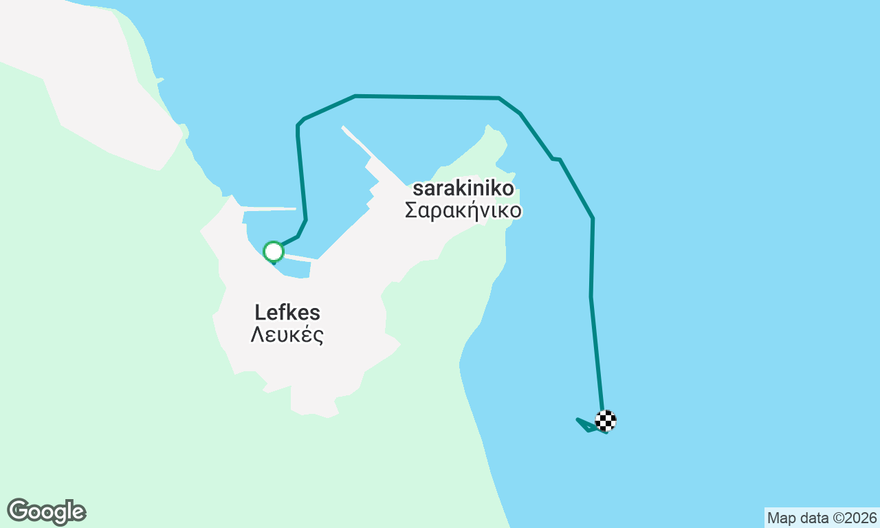 Poros To Anchorage Round The Corner Limenia Bay