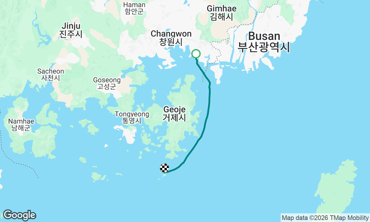 진해 to 매물도