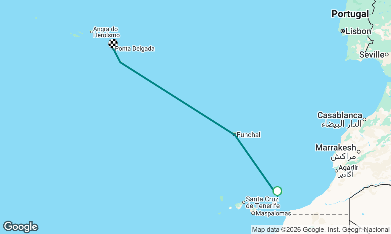Voyage map
