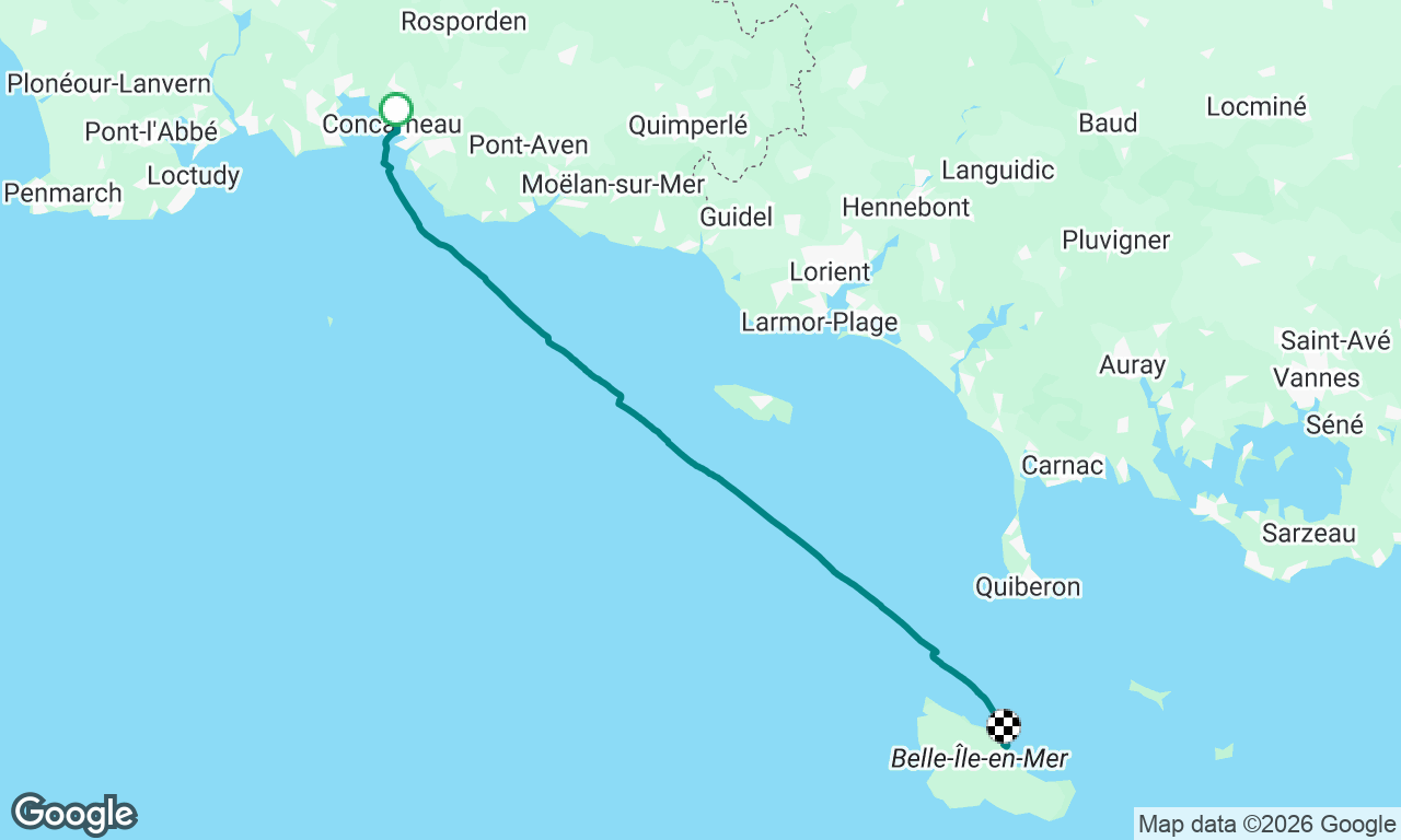 Voyage map