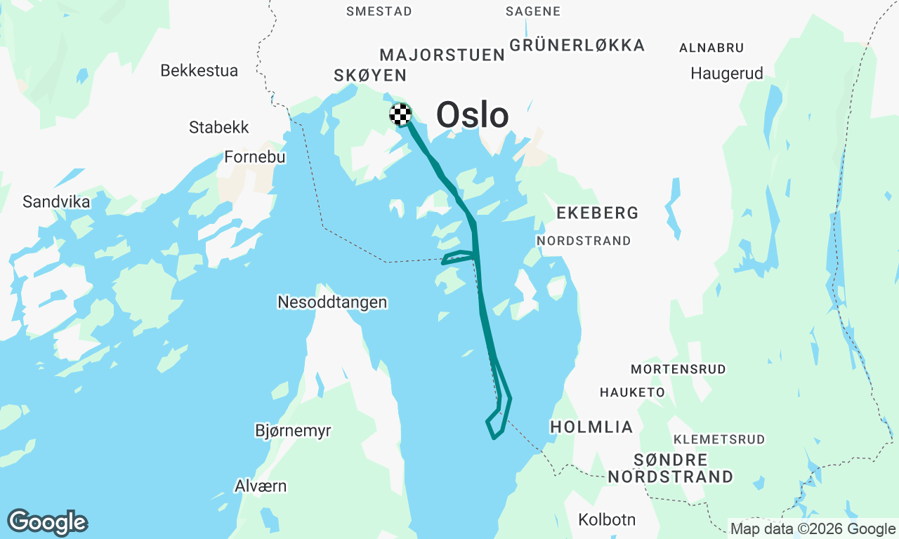 Årets første seiltur 2026