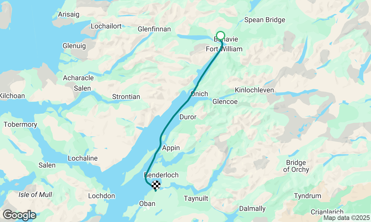 Corpach to Dunstaffnage Oban