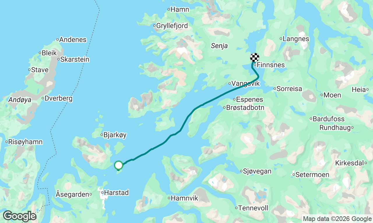 Holmeneset to Finnsnes