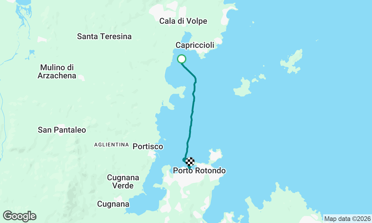 Capriccioli to Porto Rotondo - July 9, 2026