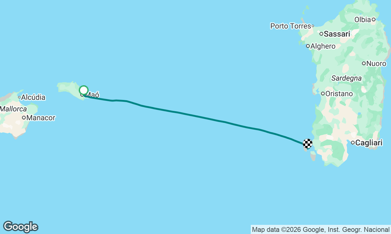 Voyage map