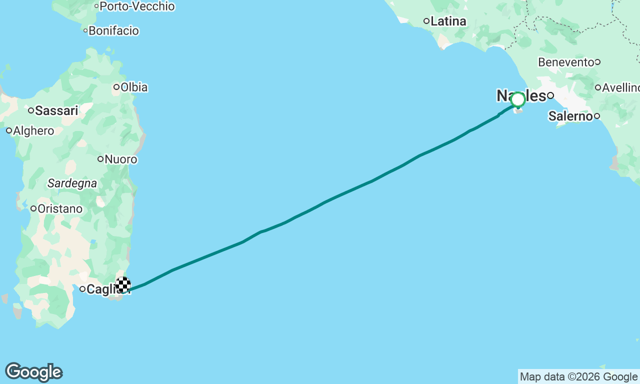 Voyage map