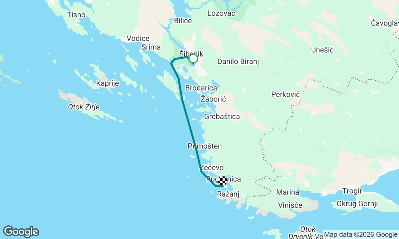 Šibenik - Ragoznica (Course CC)