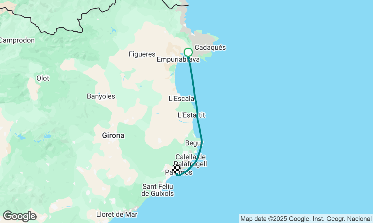 Port Roses to Palamos