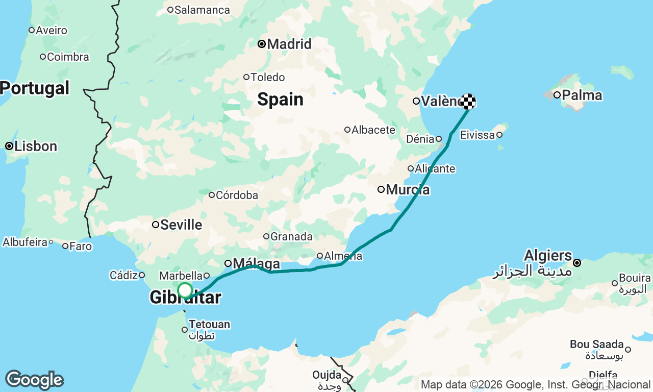 Atlantic crossing-double-handed ,Mediterranean 