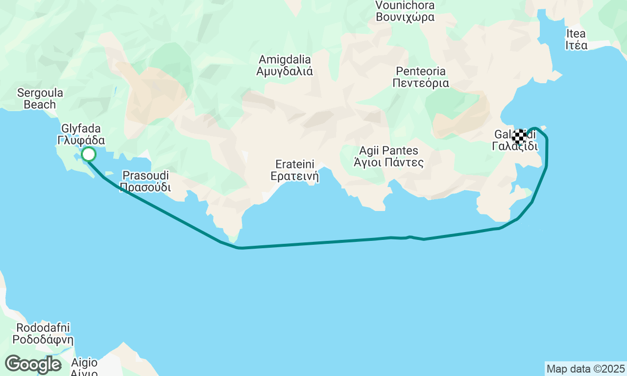 Trizonia to Galaxidi 