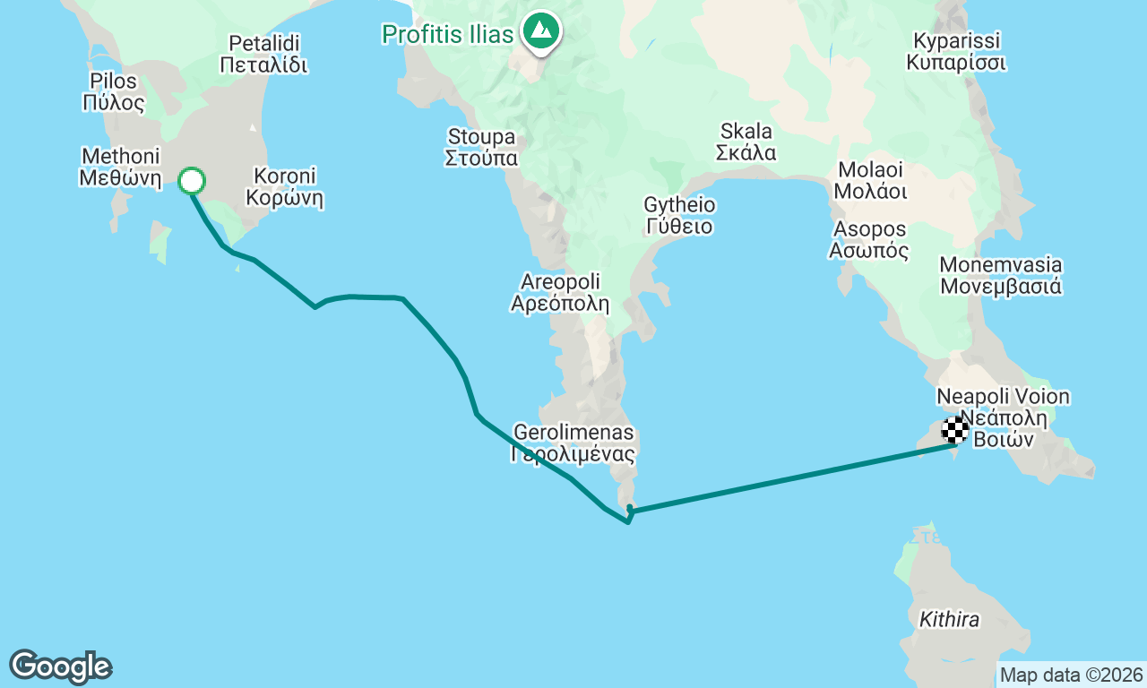 Voyage map