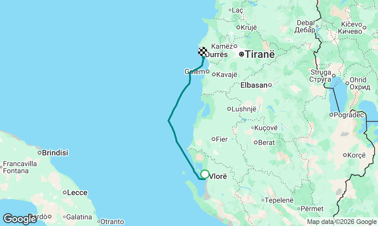 Voyage map