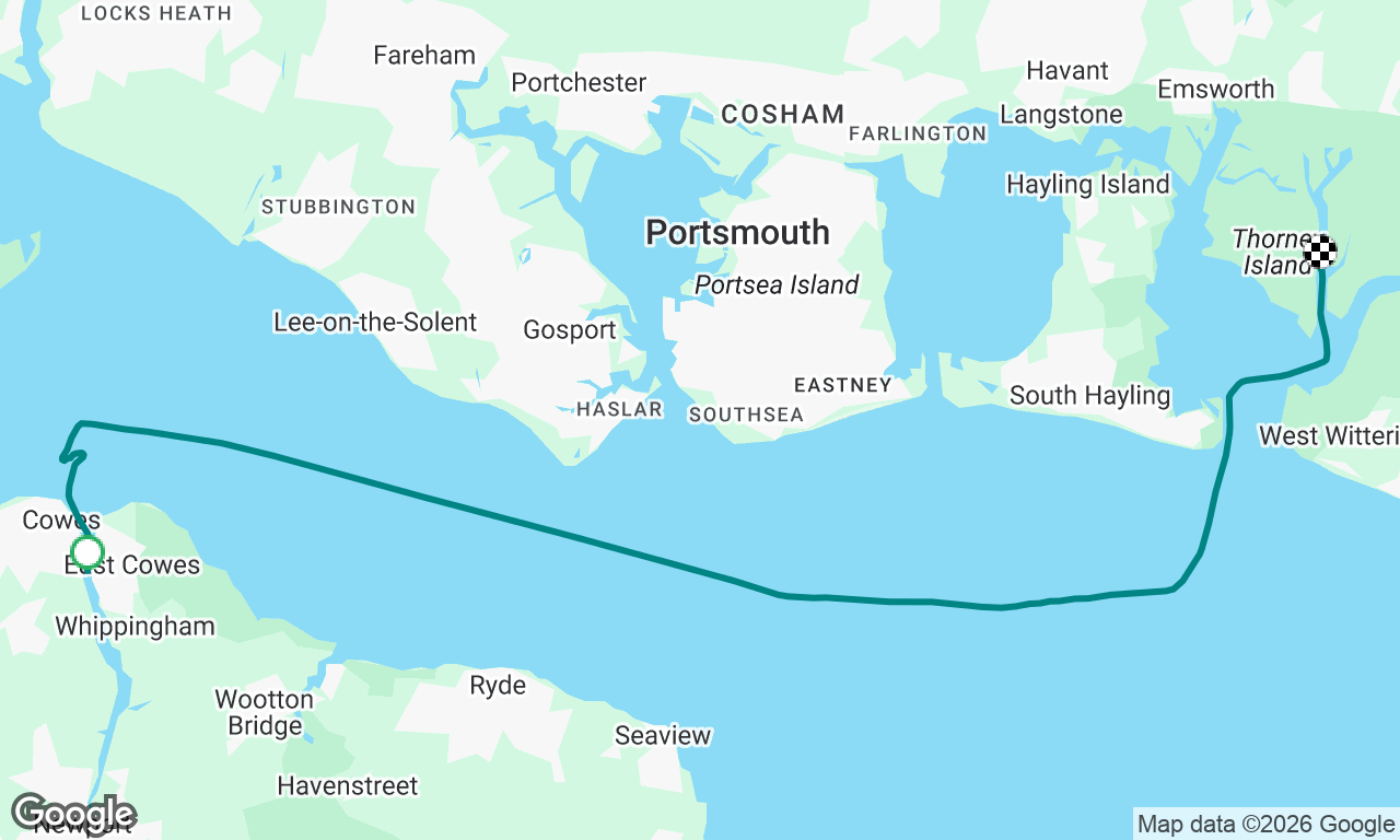 Cowes to Thorney