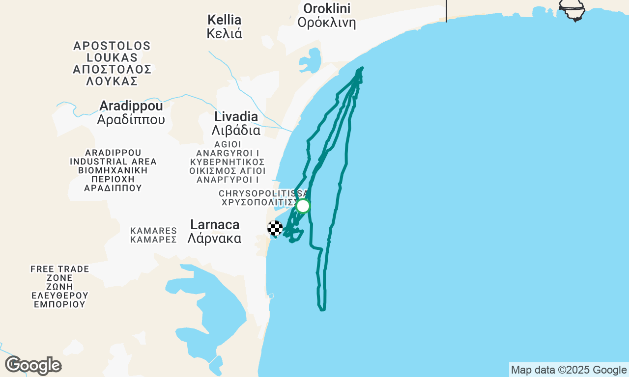 Voyage map