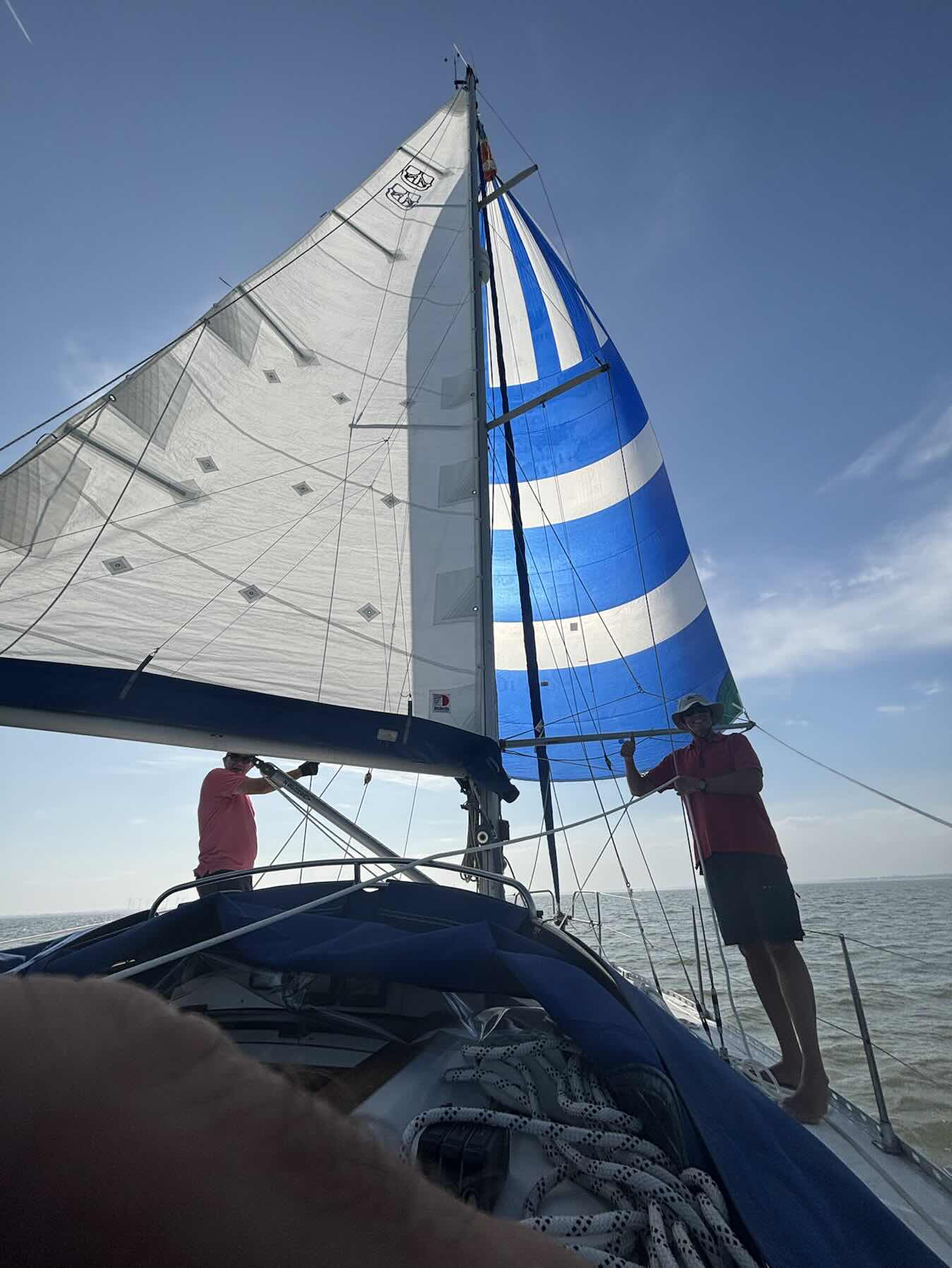 Back from woolverstone (inc. spinnaker!)_19615772-2750-4168-B929-301ECB4BDA59