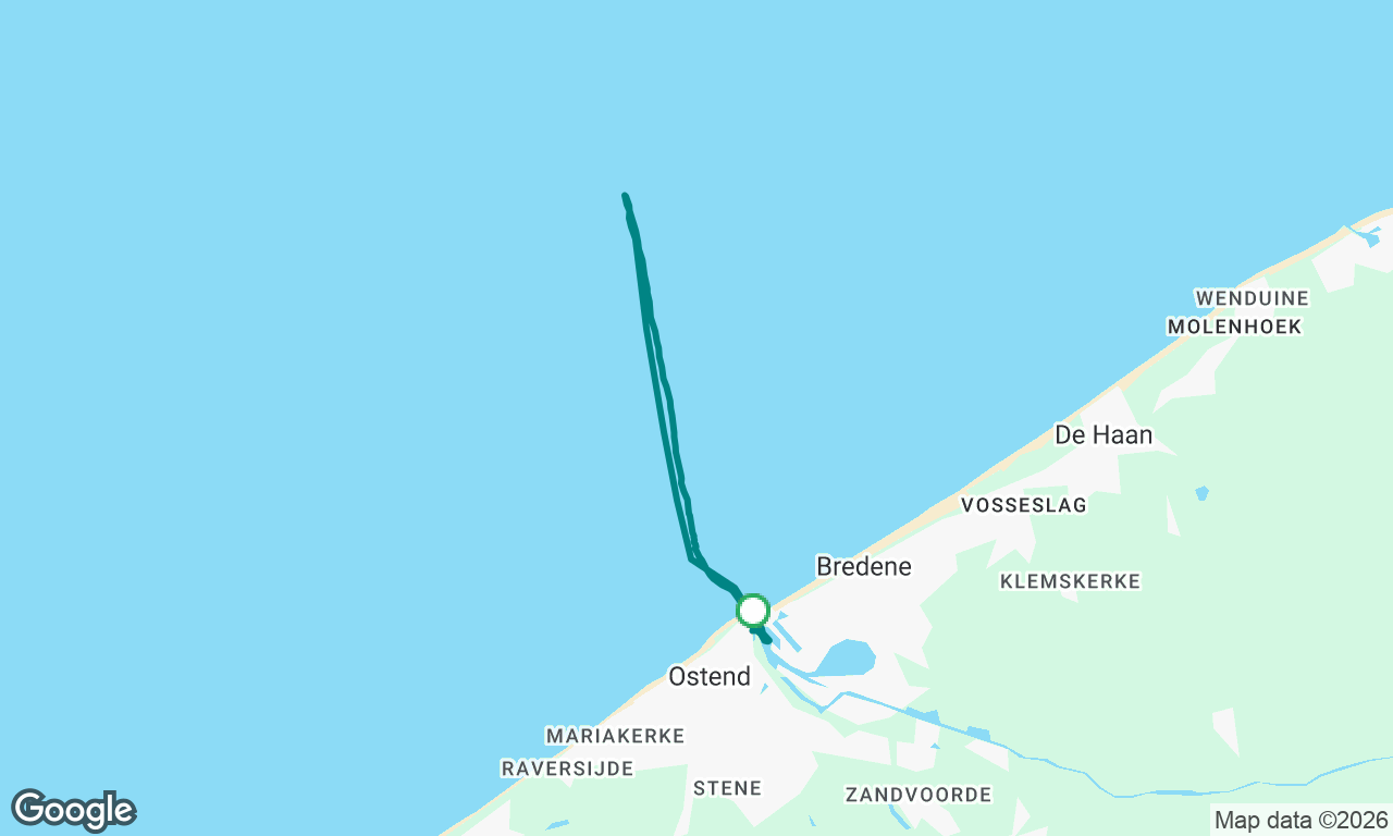 Tochtje met klanten - Oostende voor anker