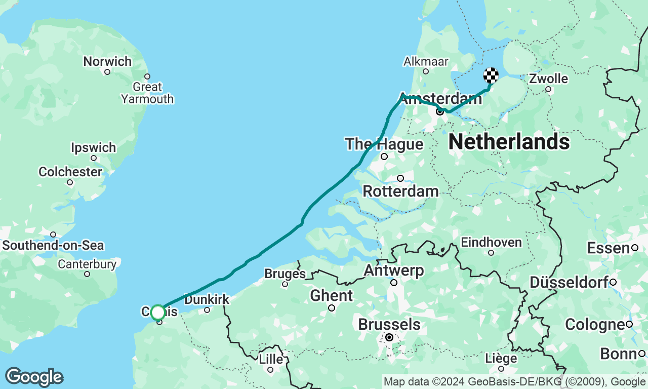 Calais France-Lelystad NL, Jongert 17ds 